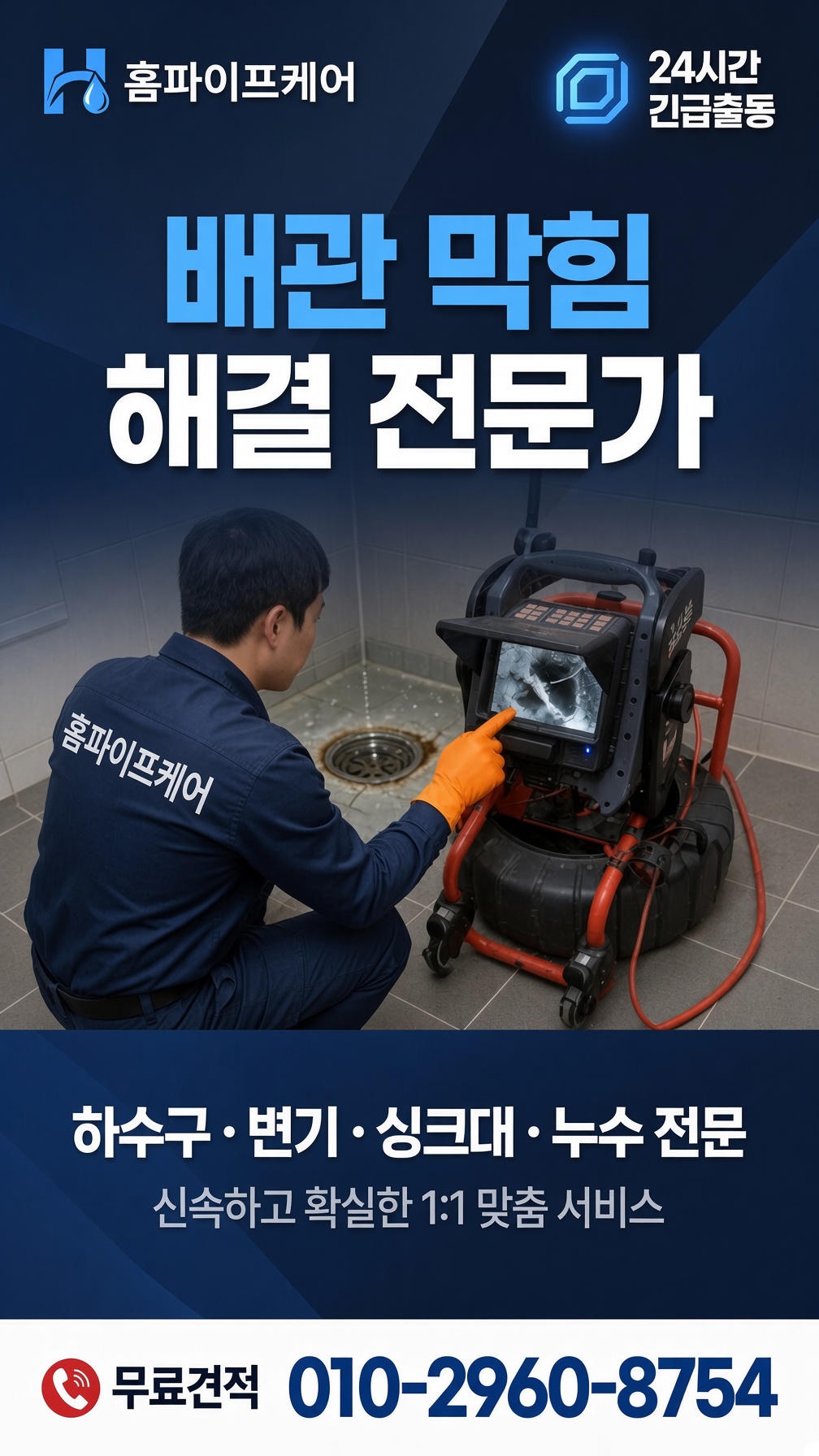 연천읍 하수구막힘 현장 사진