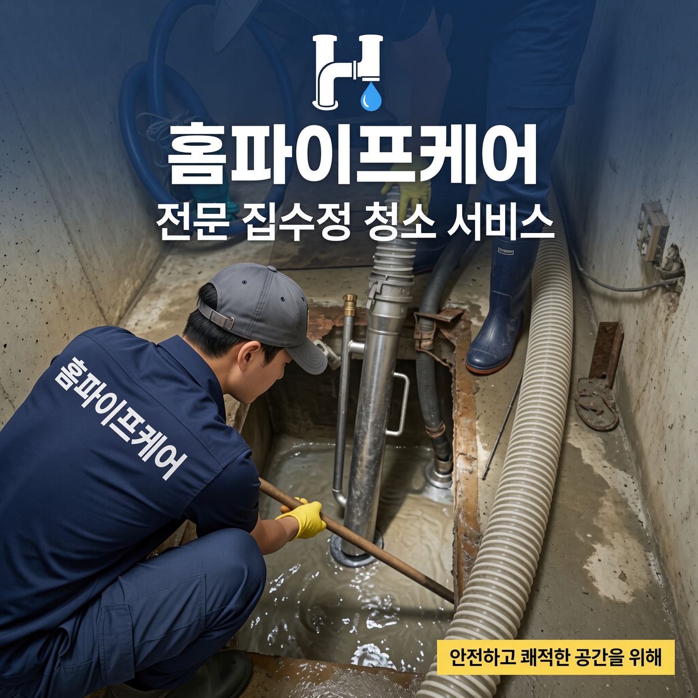 중면 하수구막힘 현장 사진
